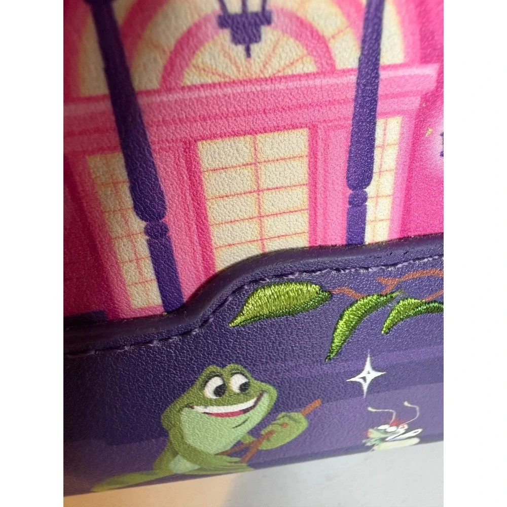 NWT Loungefly Disney Princess & The Frog Tiana's Place Crossbody Satchel Bag